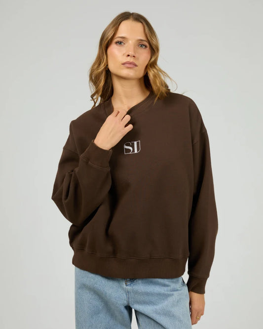 SILENT THEORY - SILENT LUXE CREW - CHOCOLATE