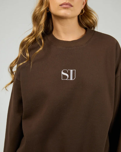 SILENT THEORY - SILENT LUXE CREW - CHOCOLATE