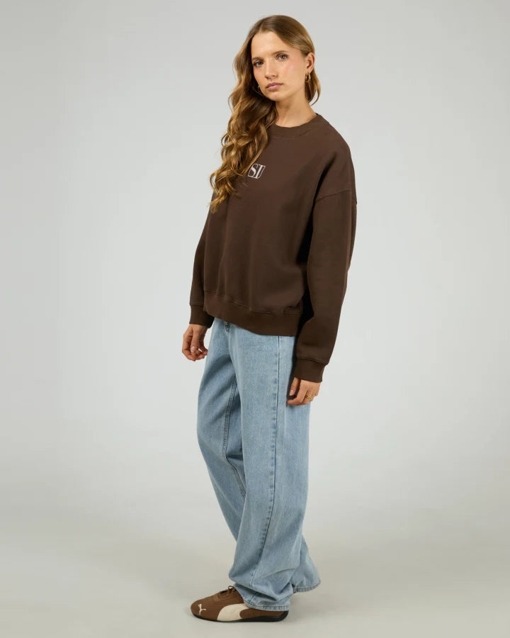 SILENT THEORY - SILENT LUXE CREW - CHOCOLATE