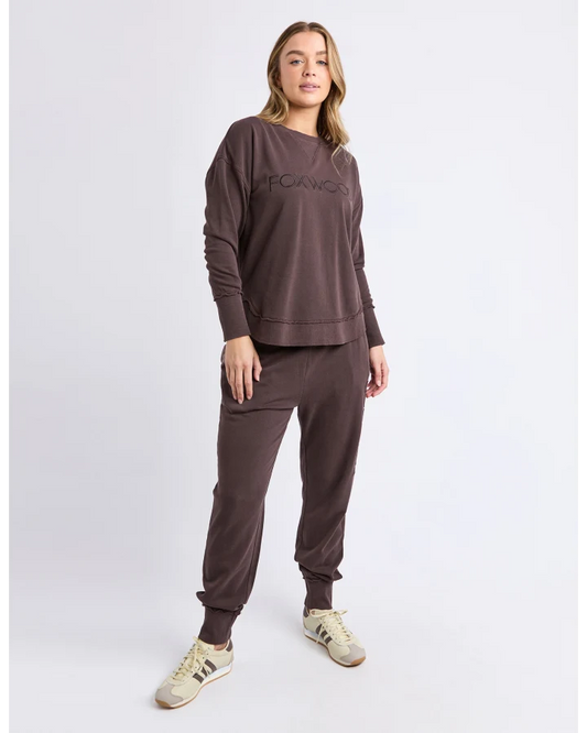 FOXWOOD SIMPLIFIED CREW - COFFEE