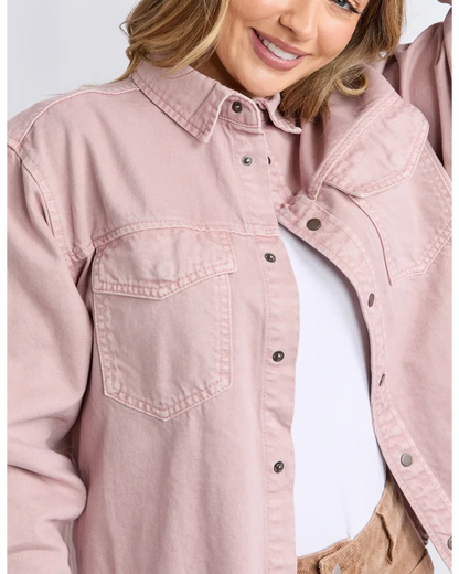 FOXWOOD DAISY OVERSHIRT - WOODROSE
