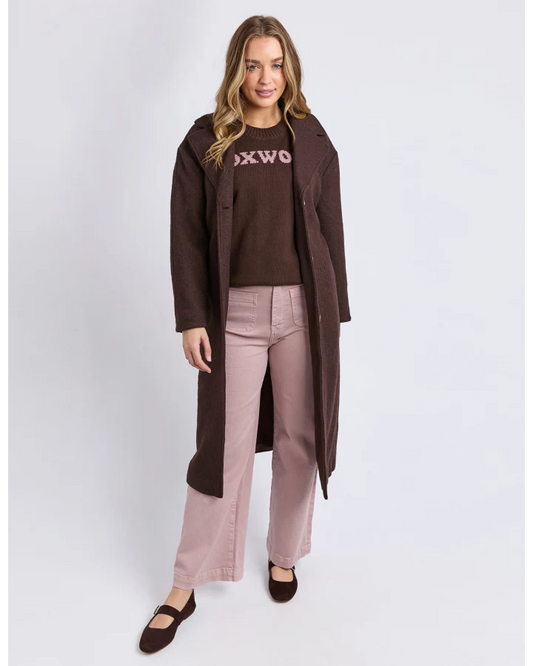 FOXWOOD WHISTLER COAT - COFFEE BEAN