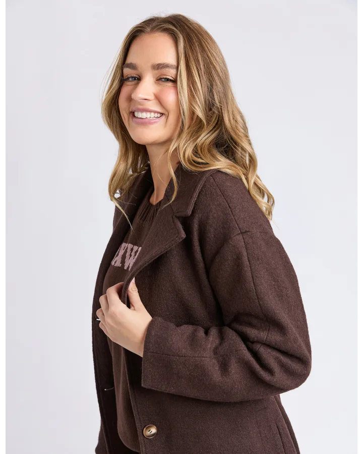 FOXWOOD WHISTLER COAT - COFFEE BEAN