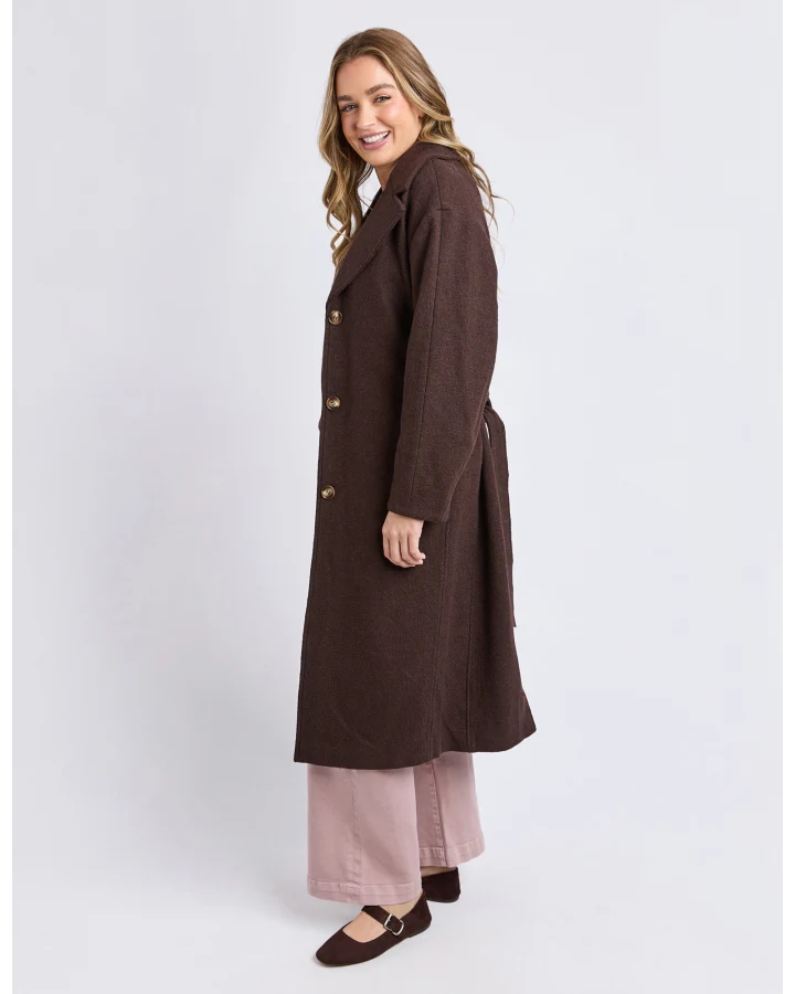 FOXWOOD WHISTLER COAT - COFFEE BEAN
