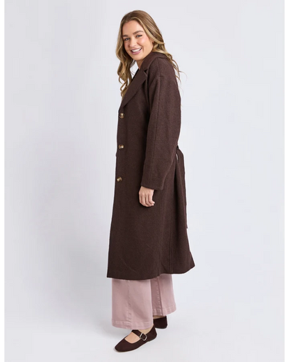 FOXWOOD WHISTLER COAT - COFFEE BEAN