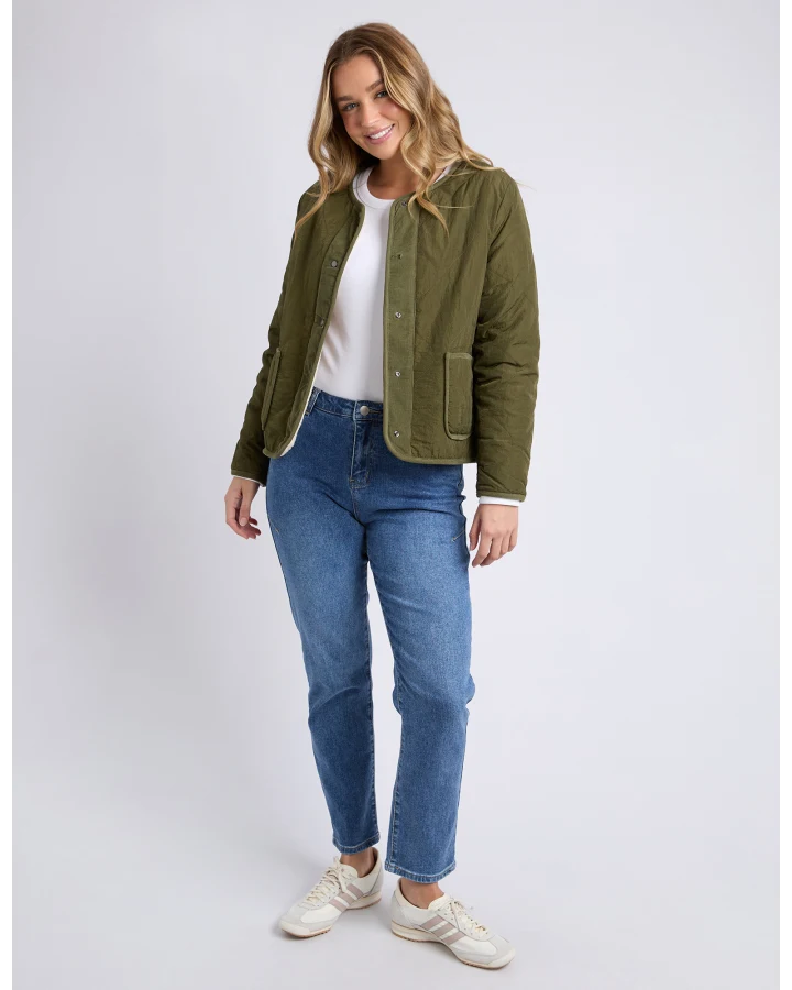 FOXWOOD ALBERTA QUILTED JACKET - MOSS
