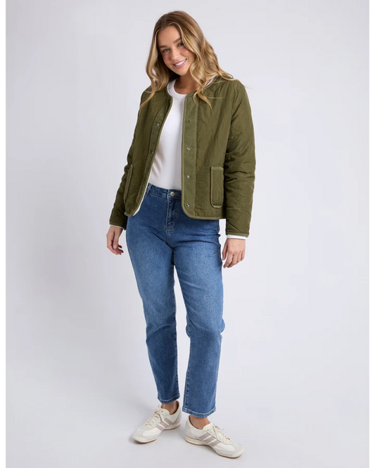 FOXWOOD ALBERTA QUILTED JACKET - MOSS