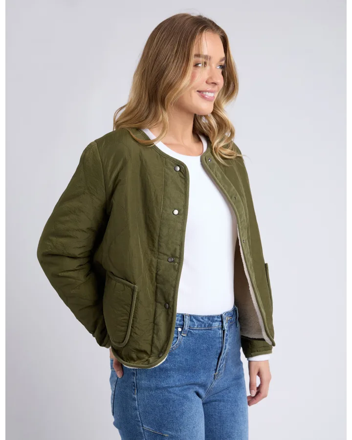 FOXWOOD ALBERTA QUILTED JACKET - MOSS