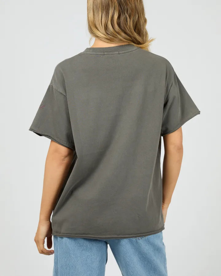 ALL ABOUT EVE DOLCE RELAXED TEE - CHARCOAL
