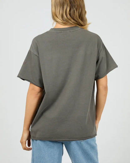 ALL ABOUT EVE DOLCE RELAXED TEE - CHARCOAL