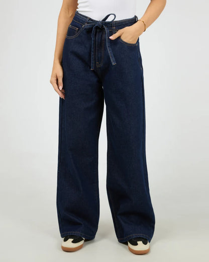ALL ABOUT EVE GIA HIGH RISE BAGGY JEAN - INDIGO