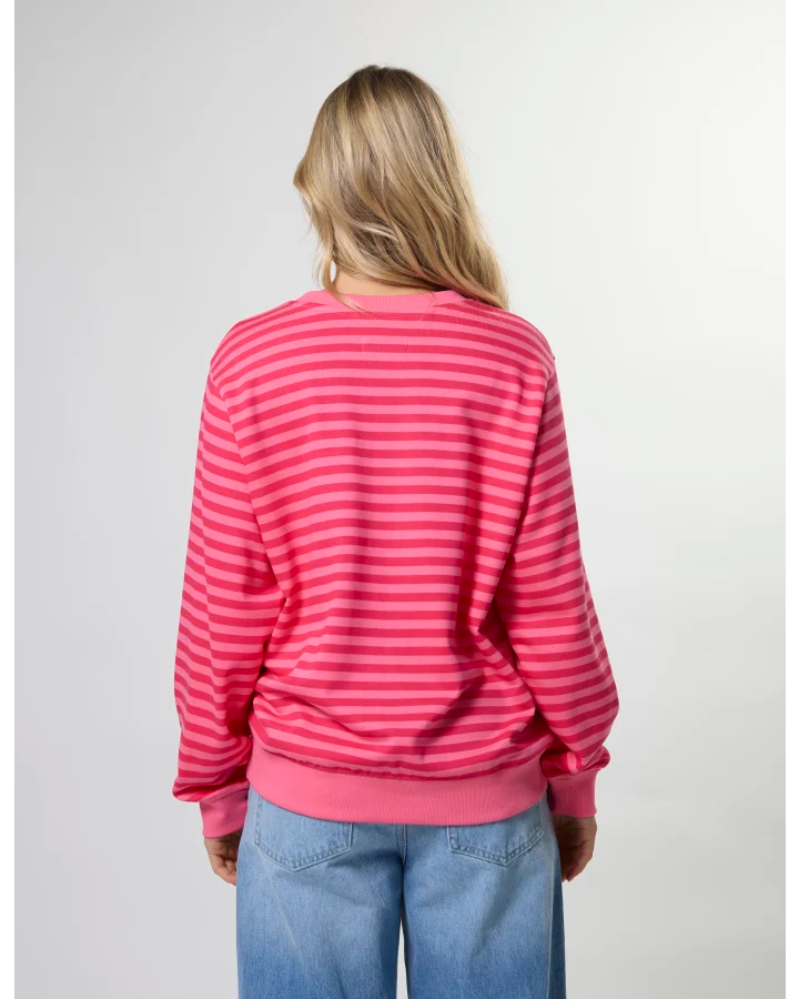 STELLA & GEMMA ESSENTIAL SWEAT - RASPBERRY LEOPARD