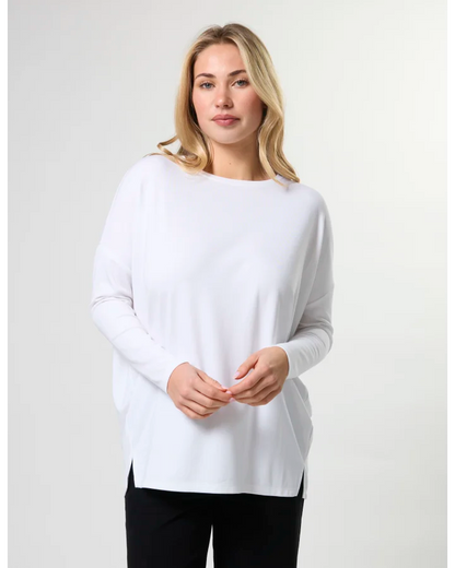 STELLA & GEMMA ROBIN TOP - WHITE