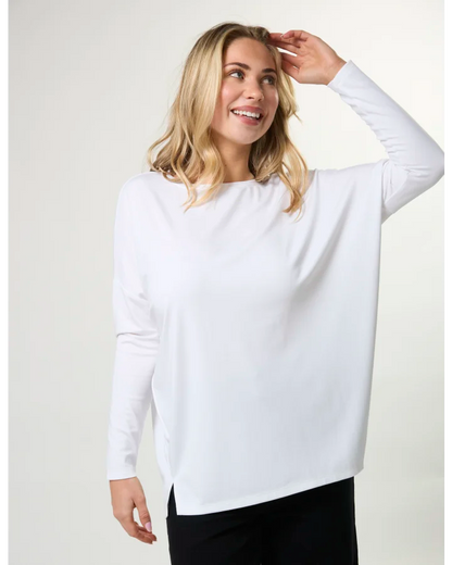 STELLA & GEMMA ROBIN TOP - WHITE