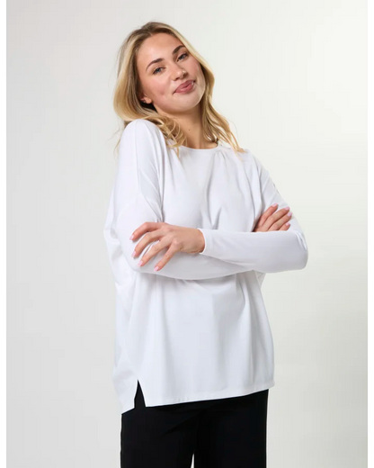 STELLA & GEMMA ROBIN TOP - WHITE