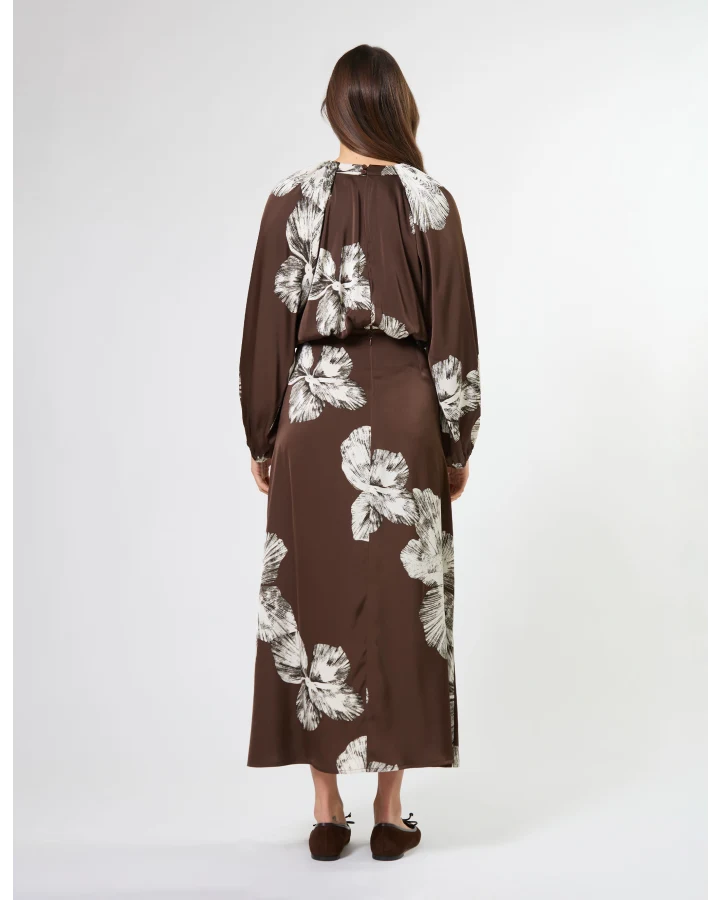 STELLA & GEMMA ASTA DRESS - COCOA BLOOMS