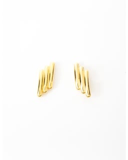 STELLA & GEMMA EARRINGS - SOLID BARS - GOLD