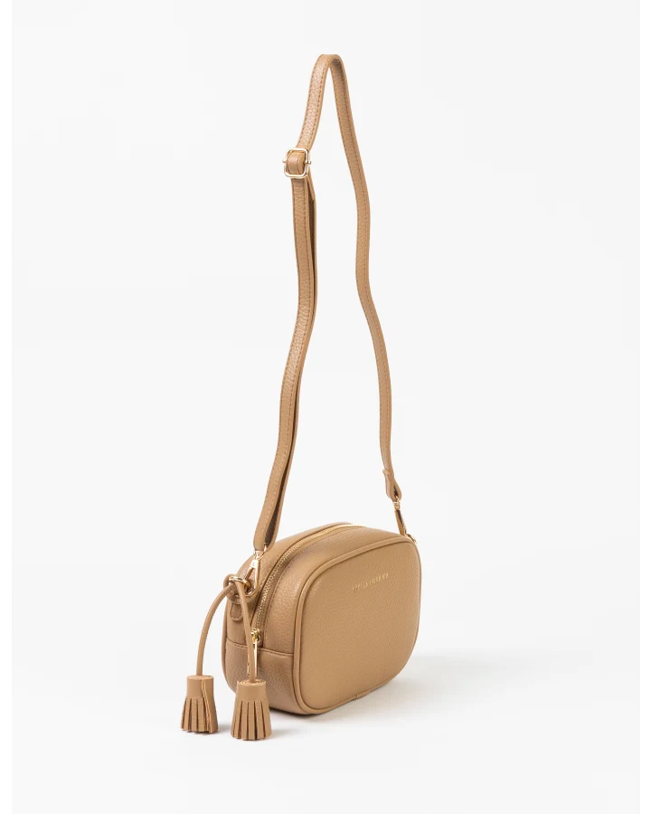 STELLA & GEMMA MACIE CAMERA BAG - TAN
