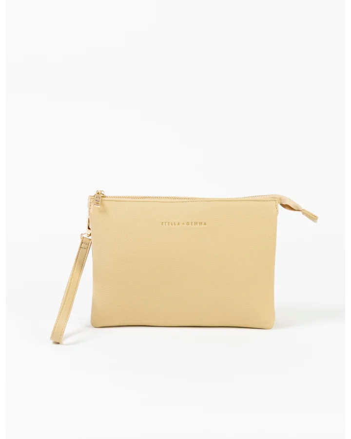 STELLA & GEMMA FRANKIE MULTI POUCH BAG - BUTTER
