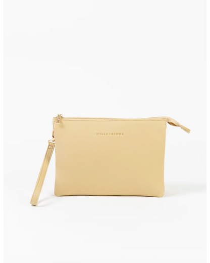 STELLA & GEMMA FRANKIE MULTI POUCH BAG - BUTTER