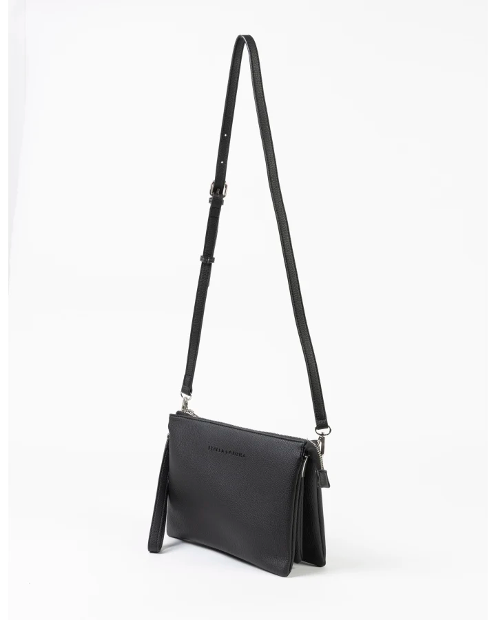 STELLA & GEMMA FRANKIE MULTI POUCH BAG - BLACK