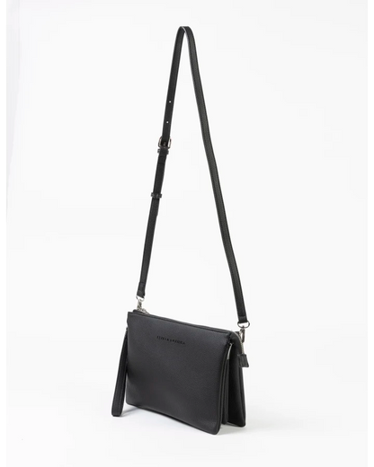 STELLA & GEMMA FRANKIE MULTI POUCH BAG - BLACK