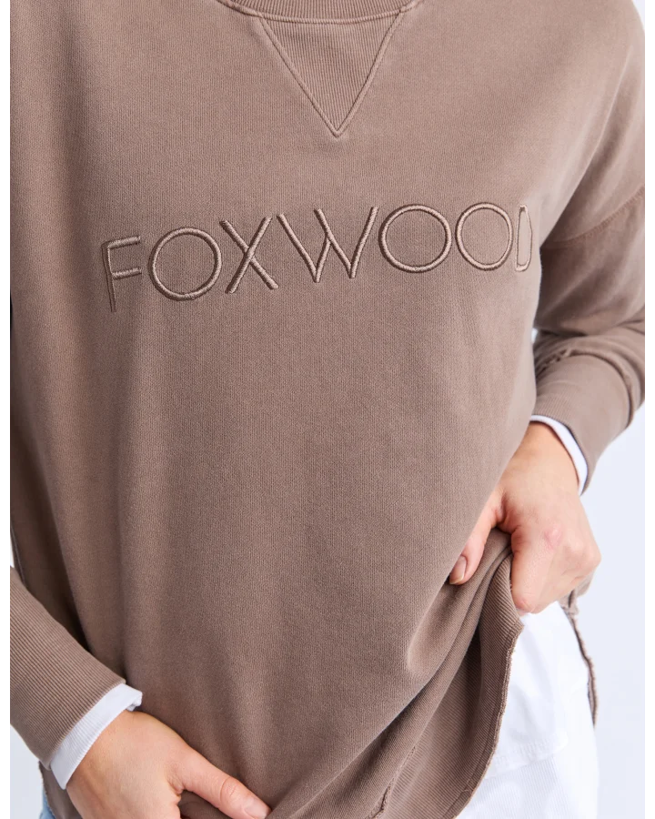 FOXWOOD SIMPLIFIED CREW - CHOCOLATE BROWN