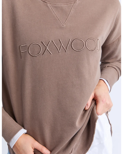 FOXWOOD SIMPLIFIED CREW - CHOCOLATE BROWN