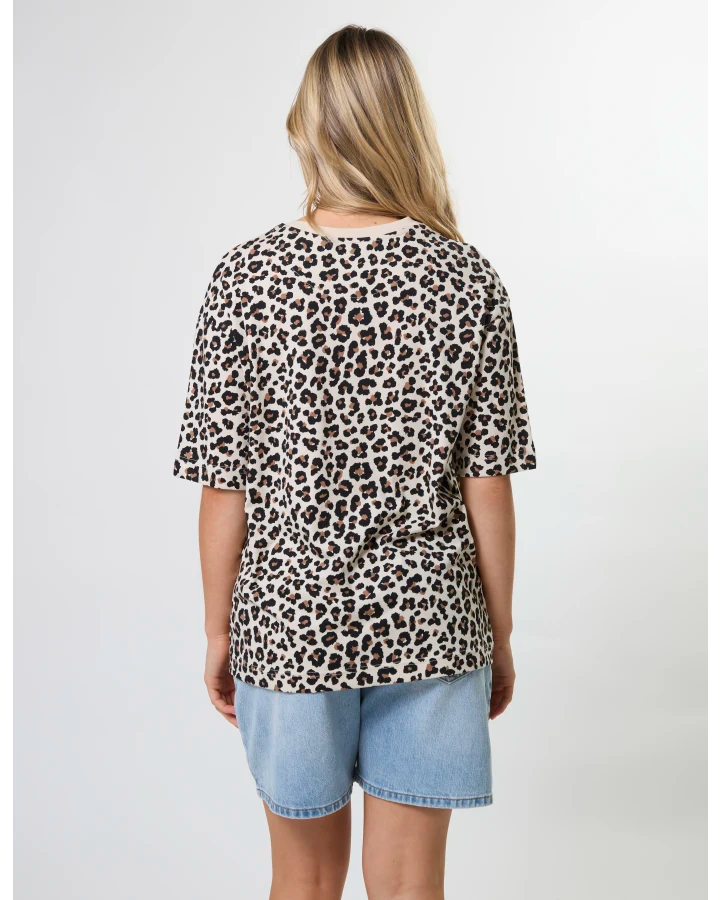 STELLA & GEMMA PORTER TEE - LEOPARD