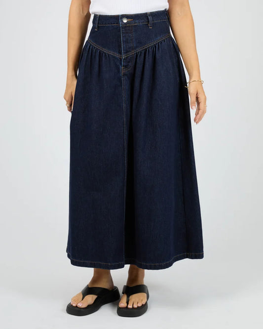 ALL ABOUT EVE ARLO MAXI SKIRT - INDIGO