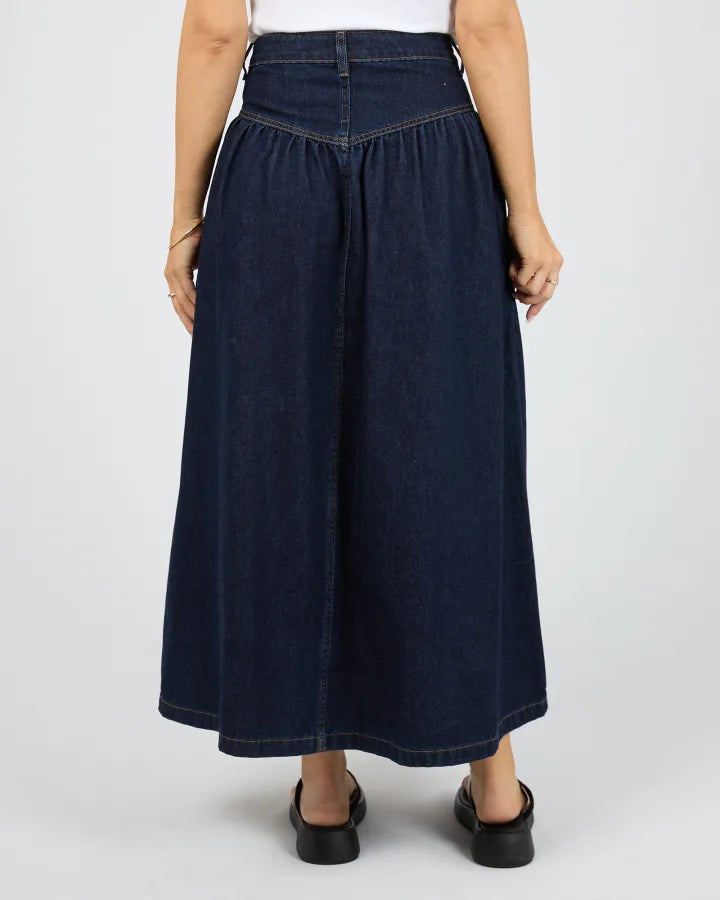 ALL ABOUT EVE ARLO MAXI SKIRT - INDIGO