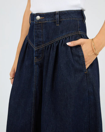 ALL ABOUT EVE ARLO MAXI SKIRT - INDIGO