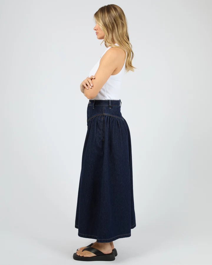 ALL ABOUT EVE ARLO MAXI SKIRT - INDIGO