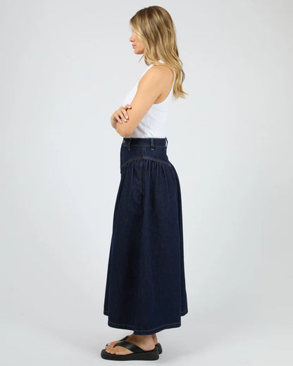 ALL ABOUT EVE ARLO MAXI SKIRT - INDIGO