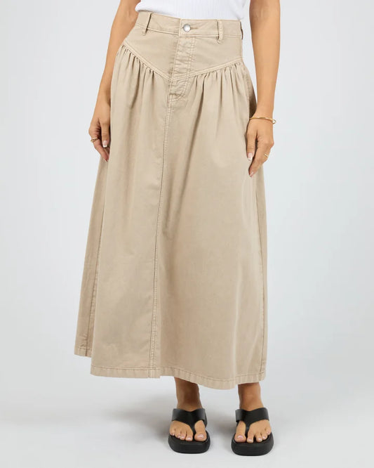 ALL ABOUT EVE ARLO MAXI SKIRT - BEIGE