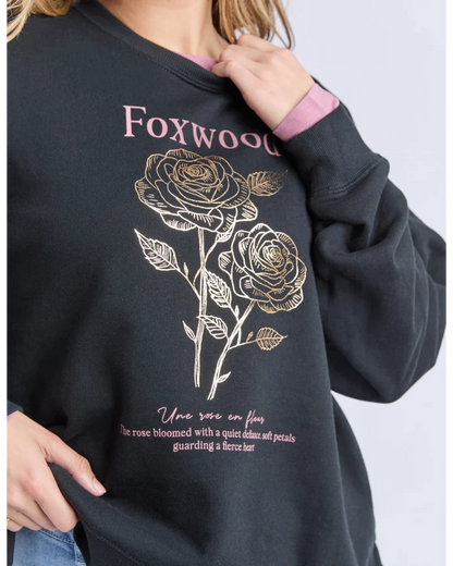 FOXWOOD THORN CREW - BLACK