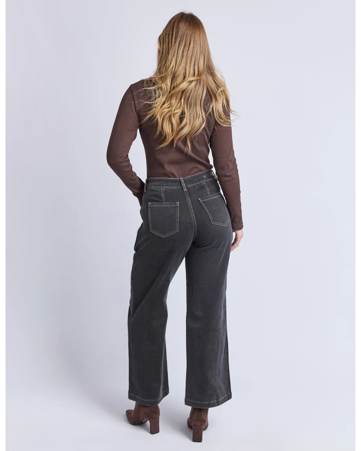 FOXWOOD BALMY JEAN - WASHED BLACK