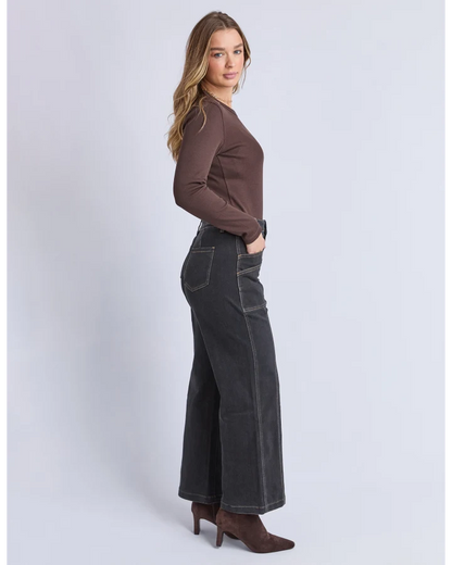 FOXWOOD BALMY JEAN - WASHED BLACK