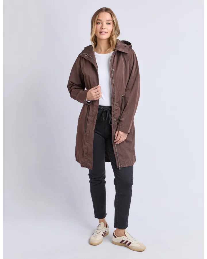 FOXWOOD KINGSTON SPRAY JACKET - COFFEE