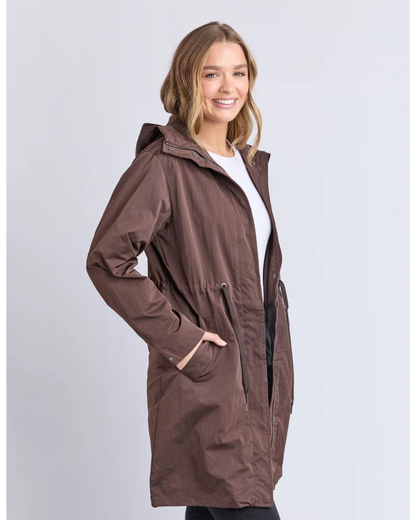 FOXWOOD KINGSTON SPRAY JACKET - COFFEE