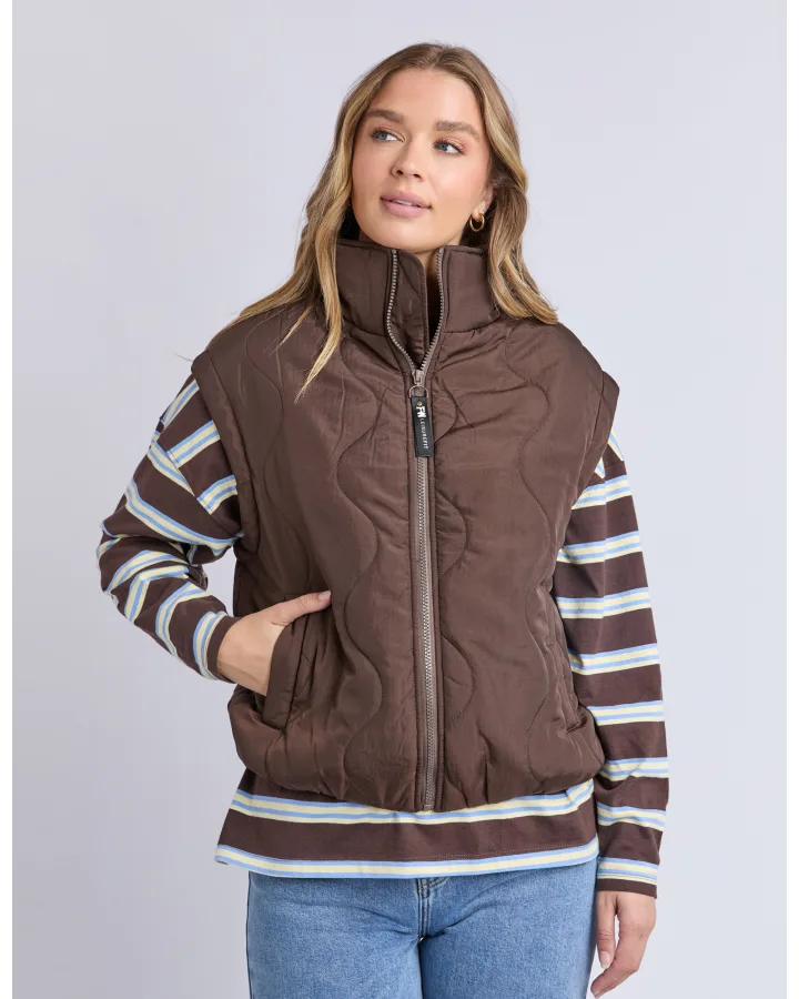 FOXWOOD ELITE VEST - CHOCOLATE