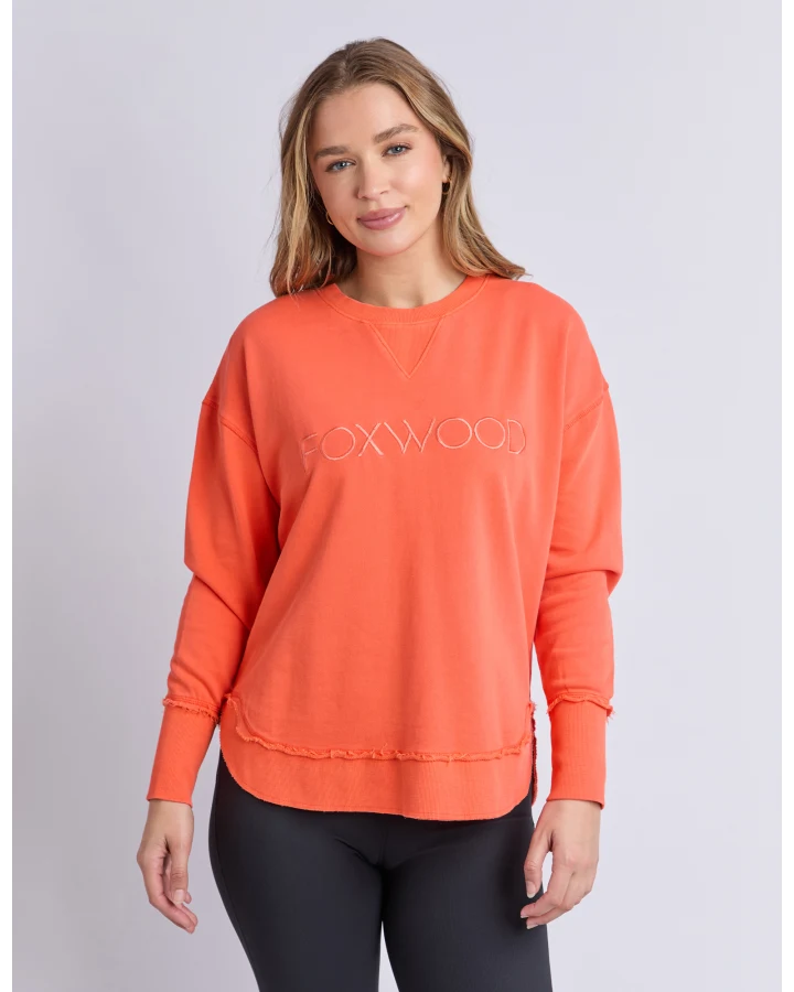 FOXWOOD SIMPLIFIED CREW - ORANGE / RED