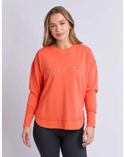 FOXWOOD SIMPLIFIED CREW - ORANGE / RED