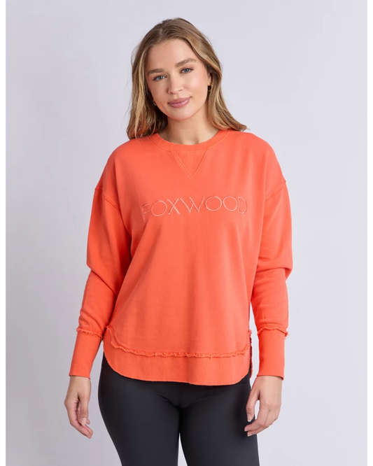 FOXWOOD SIMPLIFIED CREW - ORANGE / RED