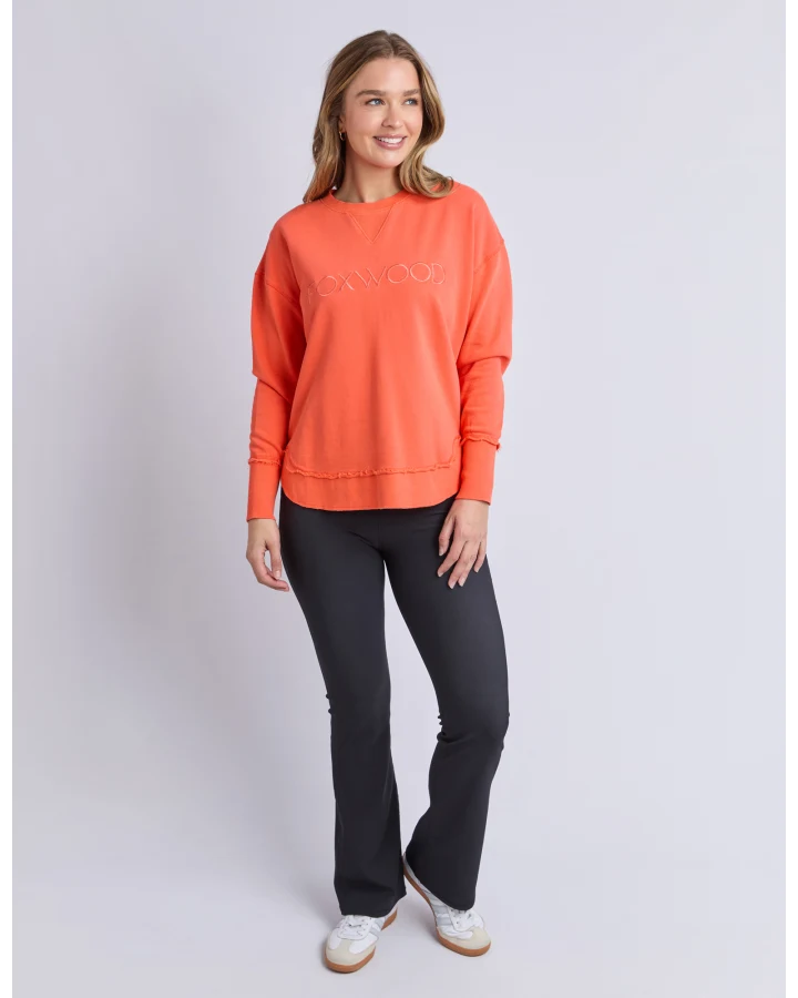 FOXWOOD SIMPLIFIED CREW - ORANGE / RED