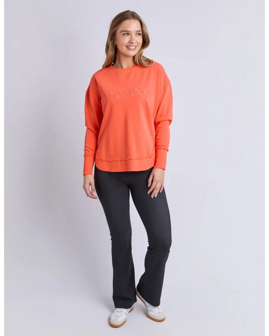 FOXWOOD SIMPLIFIED CREW - ORANGE / RED