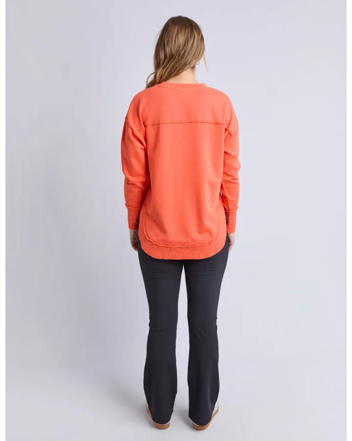 FOXWOOD SIMPLIFIED CREW - ORANGE / RED