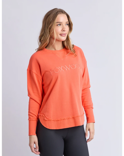 FOXWOOD SIMPLIFIED CREW - ORANGE / RED