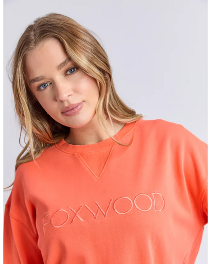 FOXWOOD SIMPLIFIED CREW - ORANGE / RED