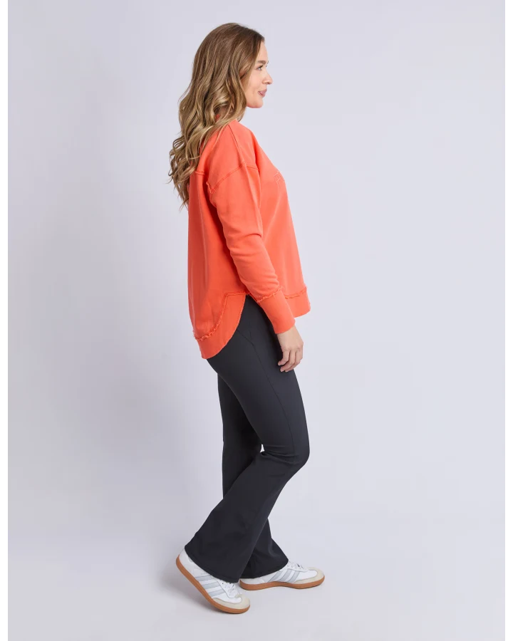 FOXWOOD SIMPLIFIED CREW - ORANGE / RED